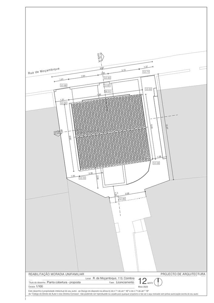 Moradia T3 - Bairro Norton de Matos - Com Projeto Aprovado-24