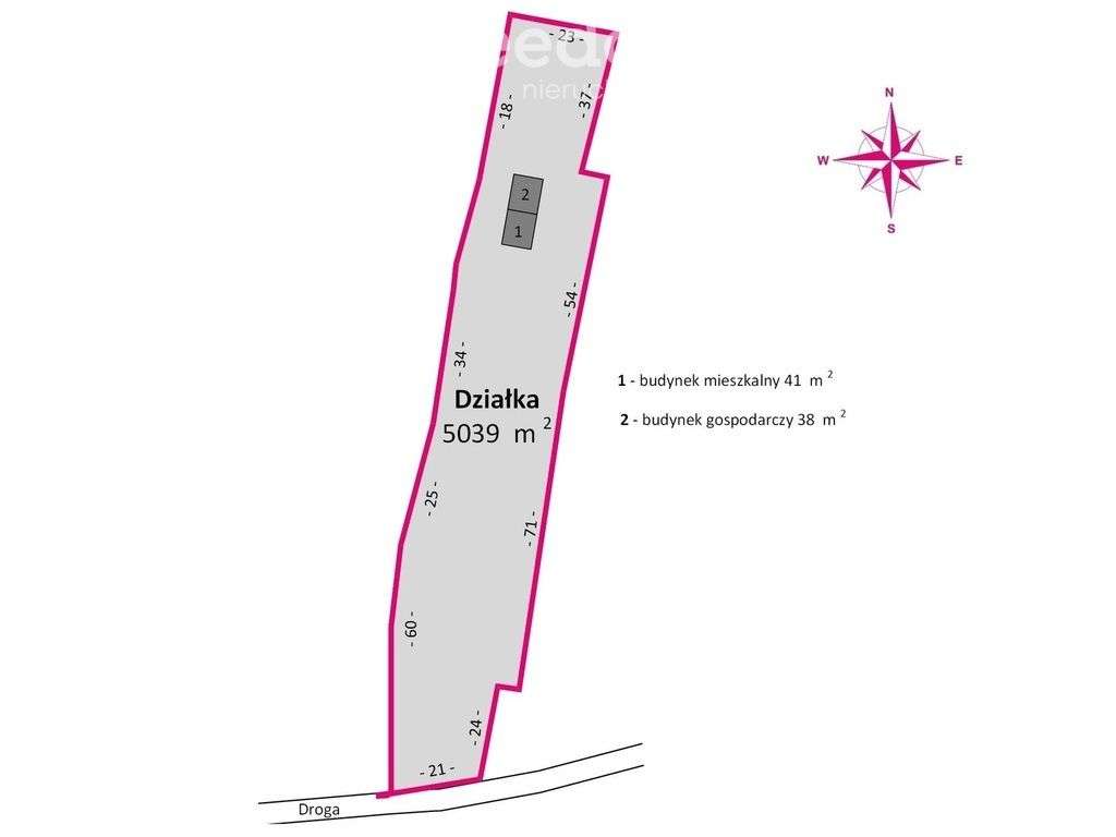 Działka inwestycyjna 5093 m² Łęki Dukielskie - Pełny obrazek: 4/9