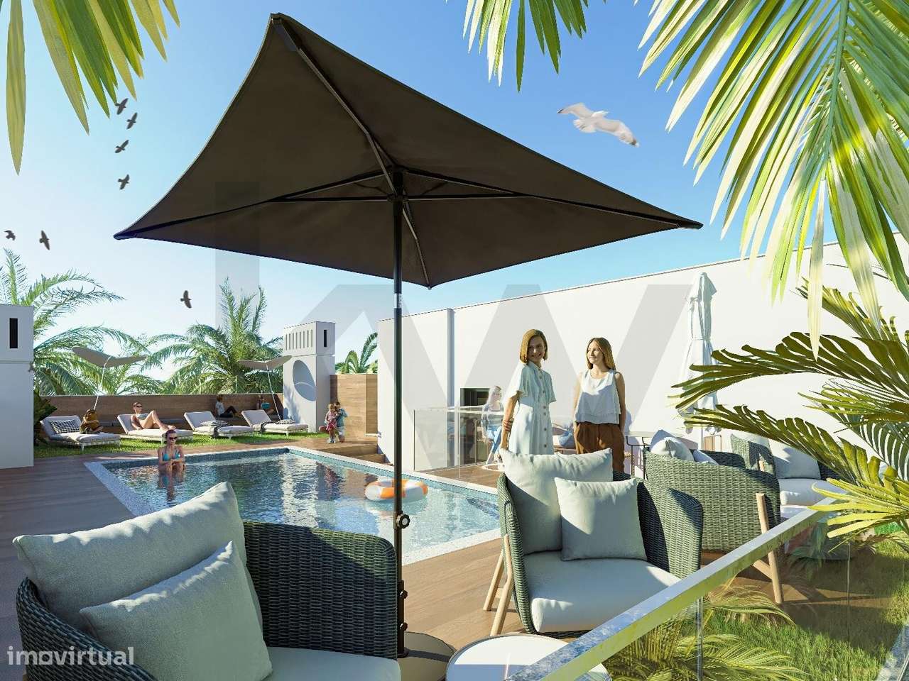 T3 espaçoso com 226,33m 2 de área bruta, com piscina no terraço, na Be - Grande imagem: 1/39