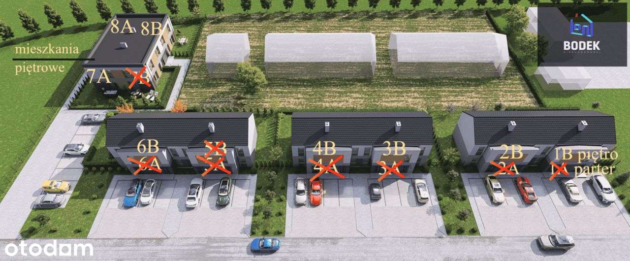 0%, ogródek, parking x2, podłogówka - Pełny obrazek: 4/10