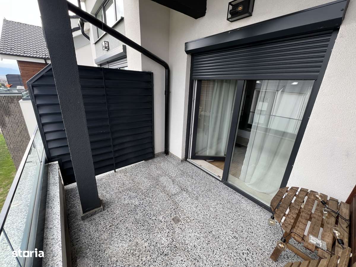 Penthouse mobilat utilat, 2 terase, priveliste spre munti!-4