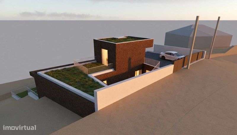 Terreno 500m2 Agrela c/ projecto moradia T4 - Grande imagem: 2/12