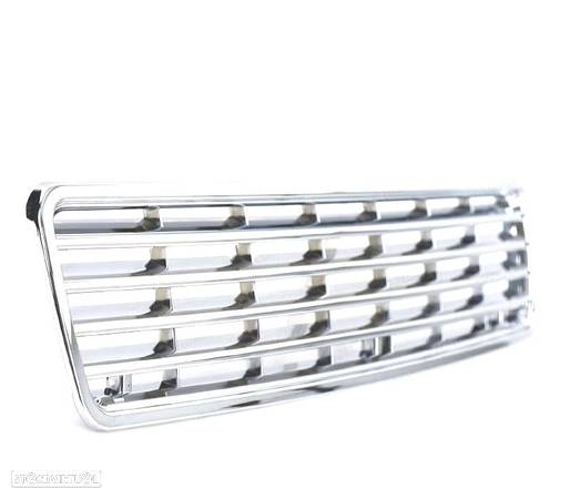 GRELHA FRONTAL SEM SÍMBOLO PARA AUDI 80 91-96 CROMADA - 2