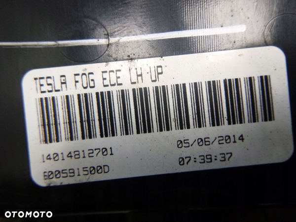 TESLA MODEL S LAMPA HALOGEN PRZECIWMGIELNY LEWY - 13