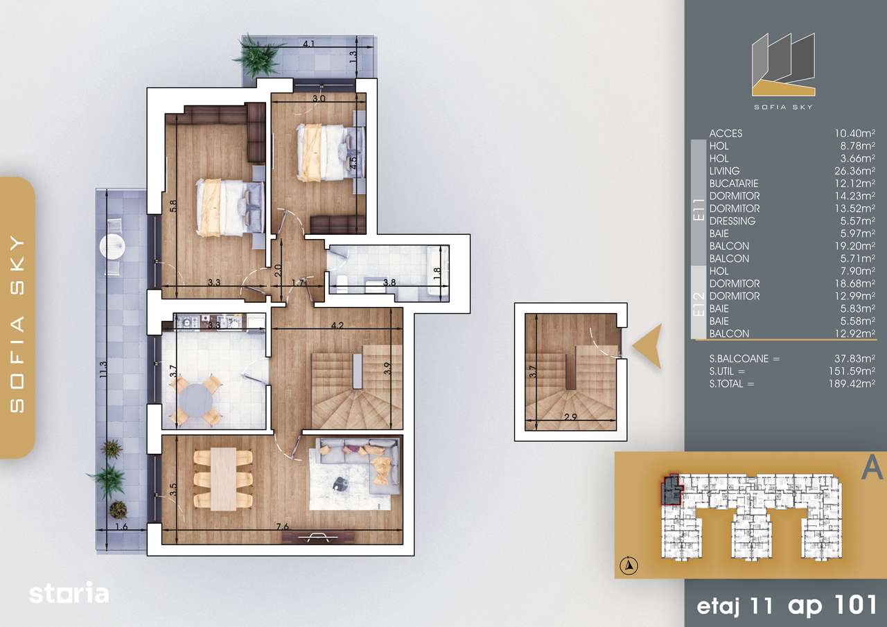 APARTAMENT 5 CAMERE_BULEVARDUL THEODOR PALLADY! - Imagine principală: 4/5