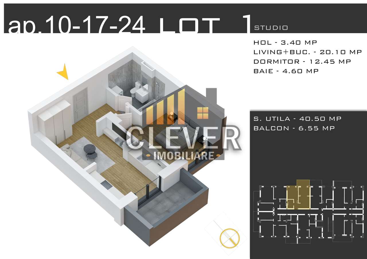 Apartament 2 camere, Pallady, Oferta Parcare, 0% Comision