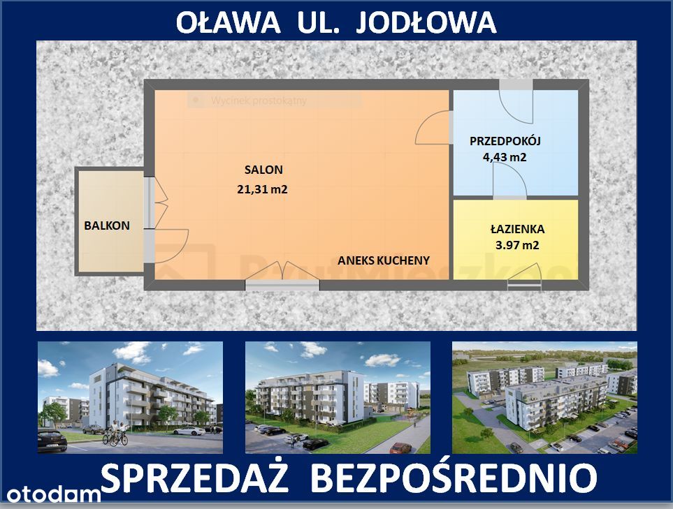 Oława kawalerka-balkon-IIIp-29,71m2-winda-C1/P3/2