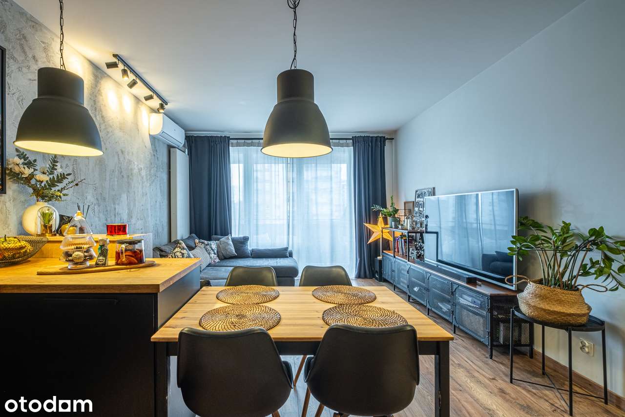 3 pokoje z dużym balkonem i klimatyzacją | 700 m do PKM | 2017 r-5