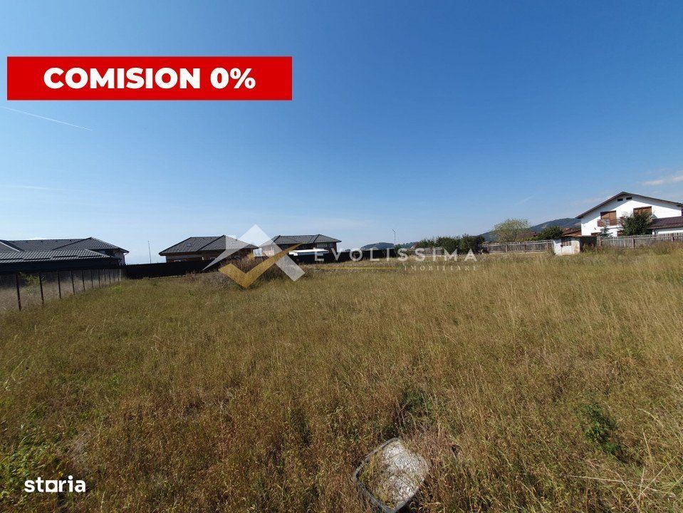 COMISION 0% Teren intravilan zona case 948 mp cu utilitati in Harman
