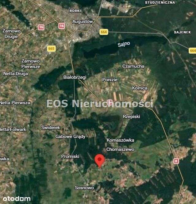 Działka, 78 726 m², Sztabin-2