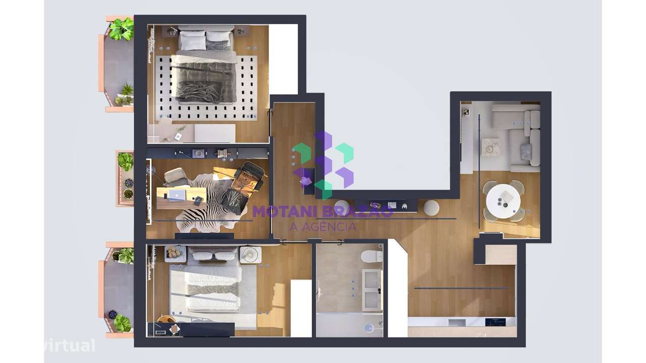 Apartamento T3  Santo André-12