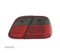 FAROLINS TRASEIROS LED PARA MERCEDES CLK W208 97-02 VERMELHO ESCURECIDO - 2