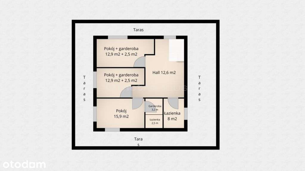 Nowoczesny dom stan deweloperski. Modliborzyce.-16