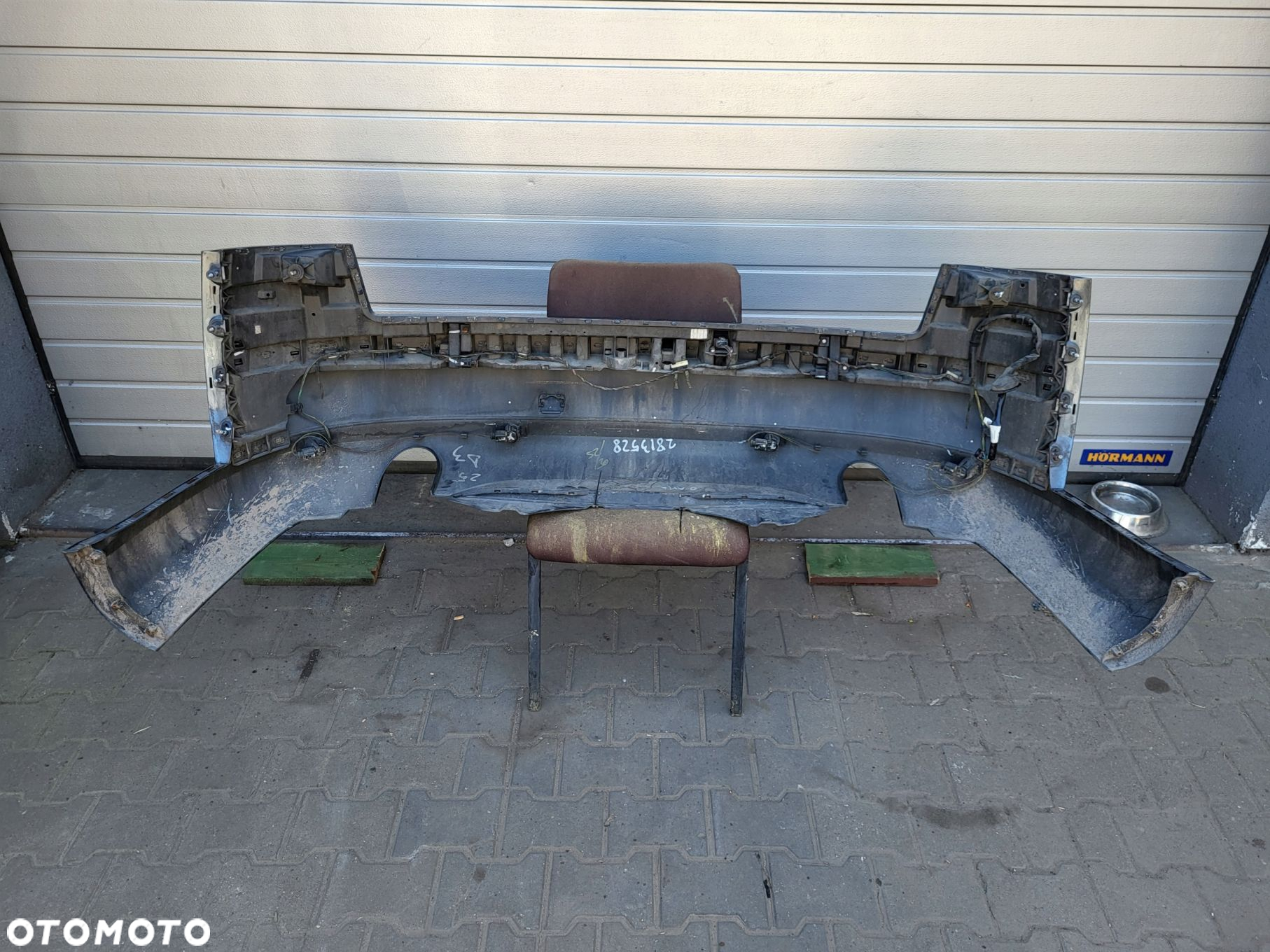 AUDI A8 D3 Lift Zderzak tylny chrom pdc kpl LZ7R - 11