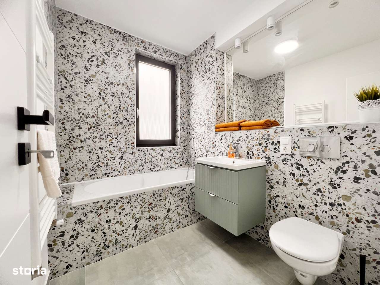 Apart. 3 cam. coplet mobilat, două băi, lift+parcare/Kaufland Hipodrom-5