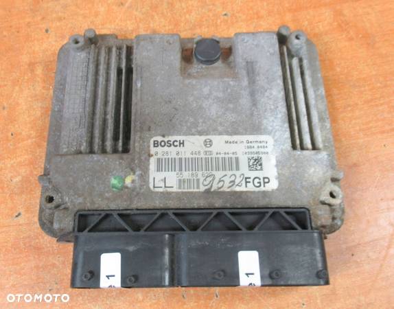 KOMPUTER SILNIKA OPEL VECTRA C 1,9 CDTI 0281011448 55189629 LL + PIN - 1