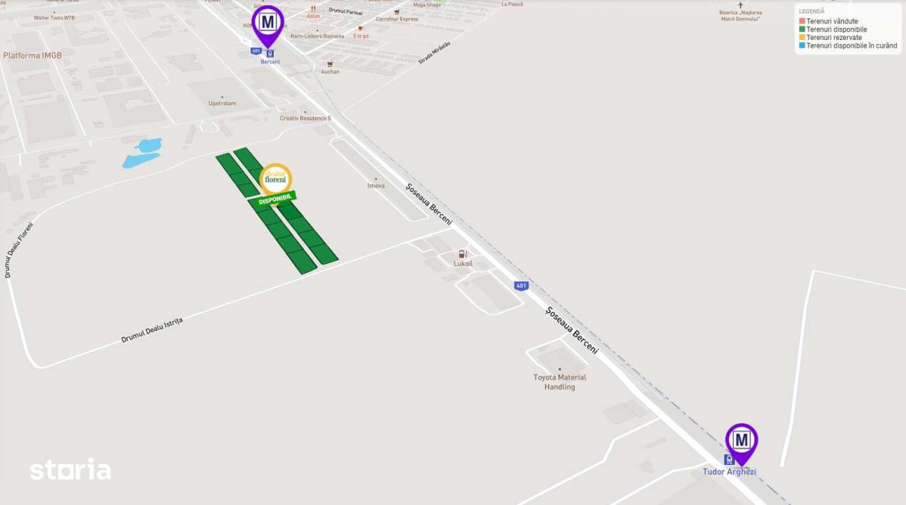 Teren Intravilan Urbanism P+5 | Dealul Floreni Metrou Berceni - Imagine principală: 4/8