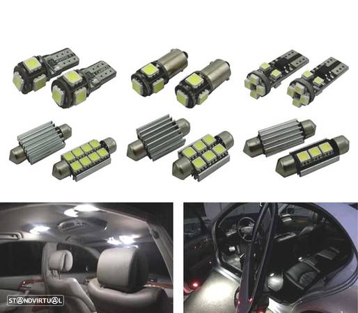 KIT COMPLETO 6 LAMPADAS LED INTERIOR PARA HONDA CR-V 02-06 - 1