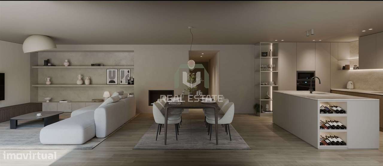 Apartamento T1+1 em Condomínio Fechado com Piscina no rooftop| Ramalde-9