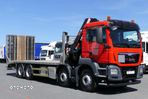 MAN TGS 35.360 / 8x2 -4 / LAWETA / + HDS HIAB 188 wysów: 8,5 m / NAJAZDY HYDRAULICZNE / EURO 6 / WCIĄGARKA / NA PODUSZKACH - 11