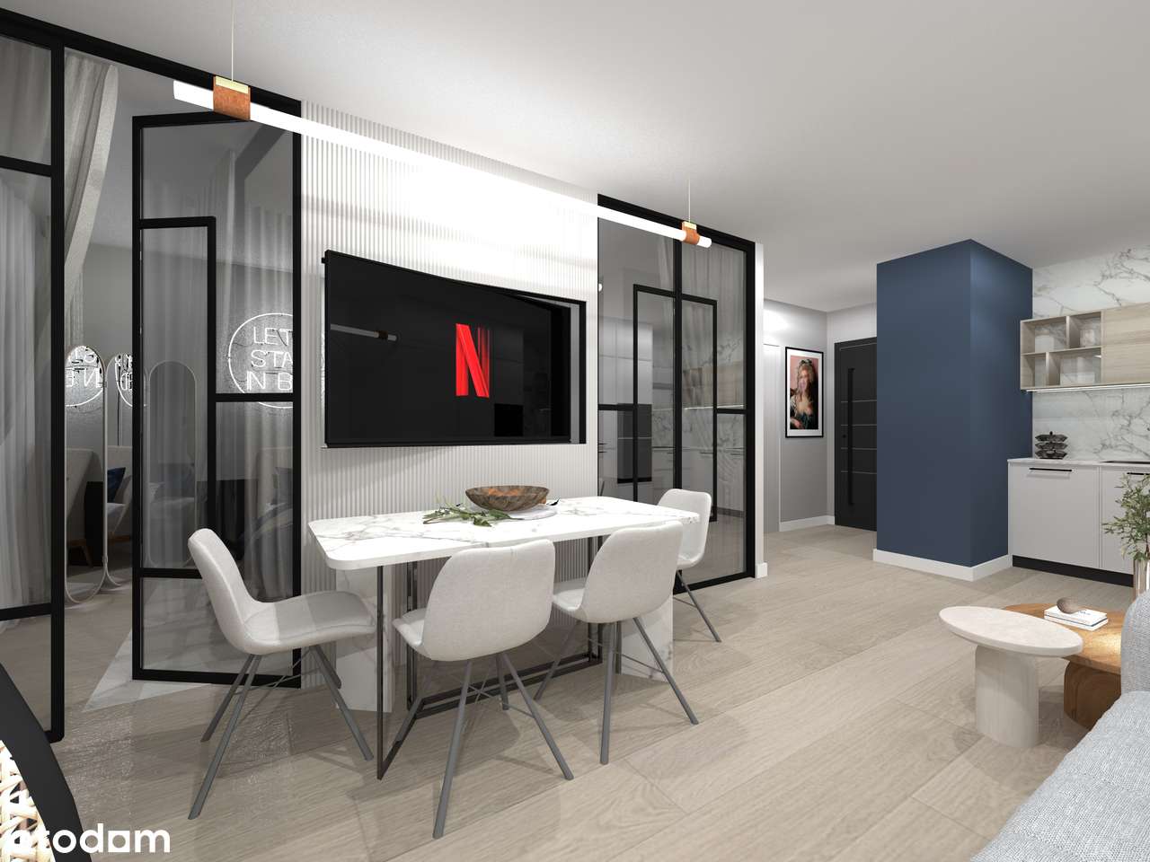 Mieszkanie M137 | 62,57 m² | 3 pokoje | Tarnobrzeg ul. Świętej Barbary