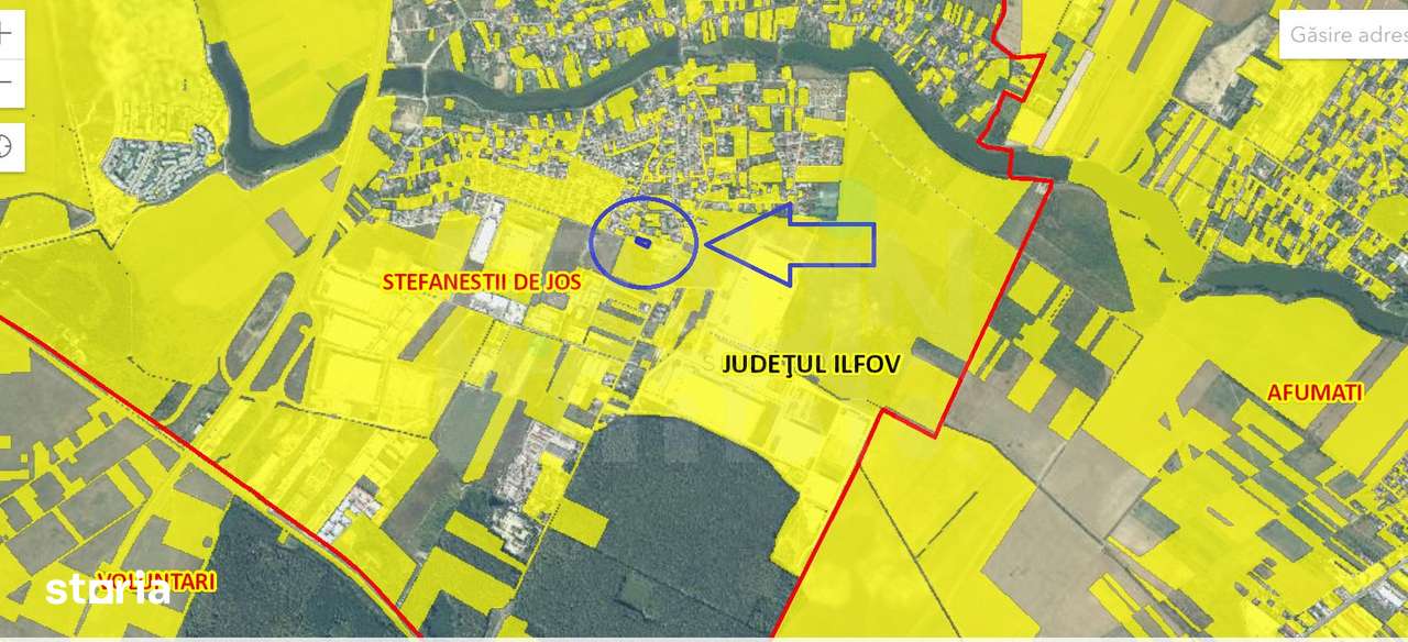 Teren cu deschidere generoasa lângă Galla Plaza Ștefănești-2