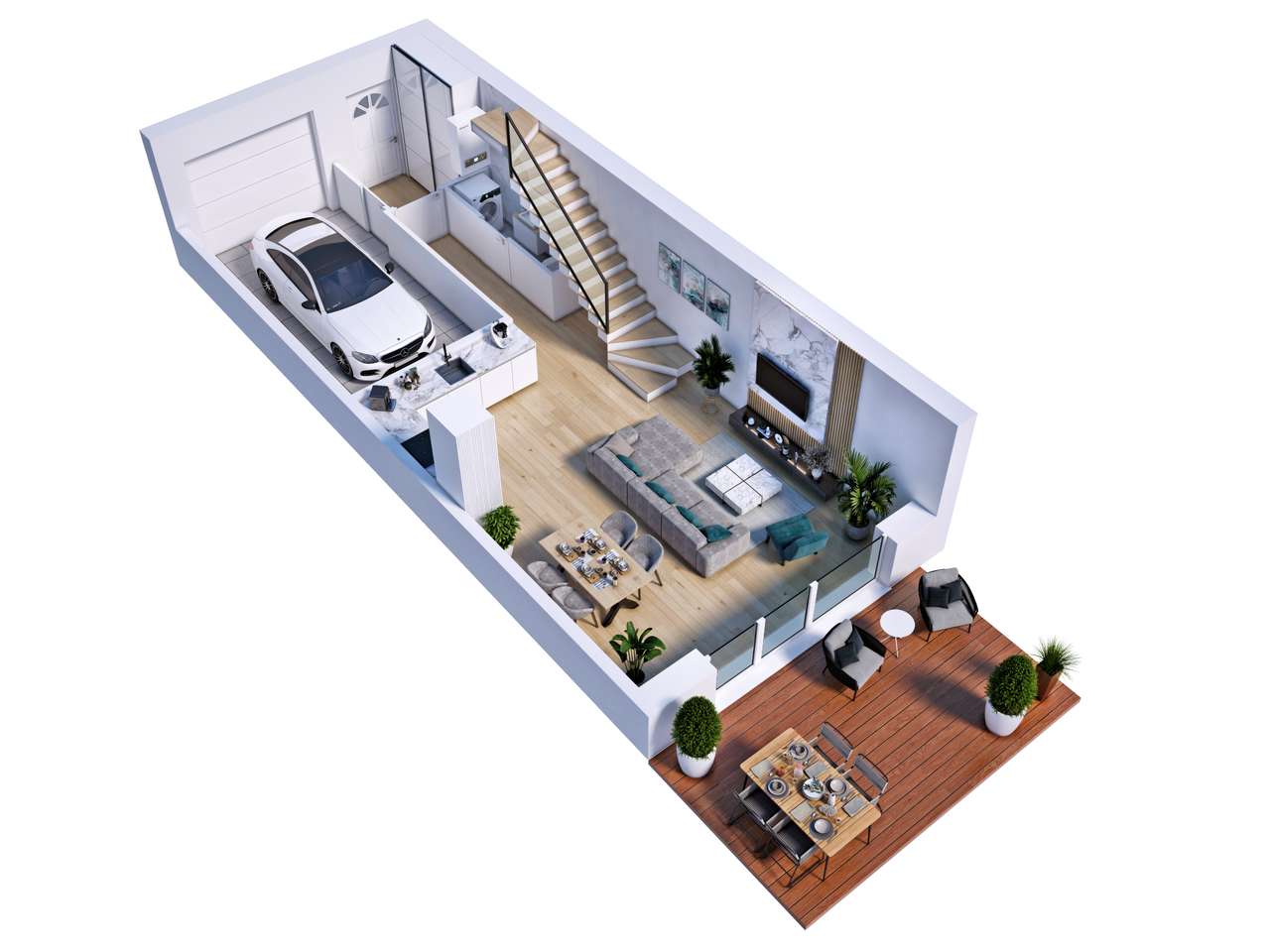 Bliźniak tylko 9 min do WKD Malichy i SKM Piastów. REZERWACJA-4