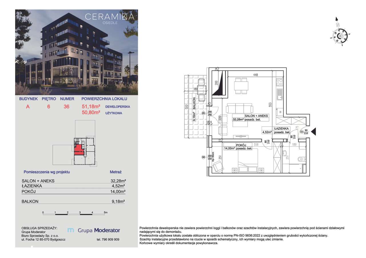 Nowe 2 pokoje, osiedle Ceramika, Bartodzieje, bez pośredników - Pełny obrazek: 2/11