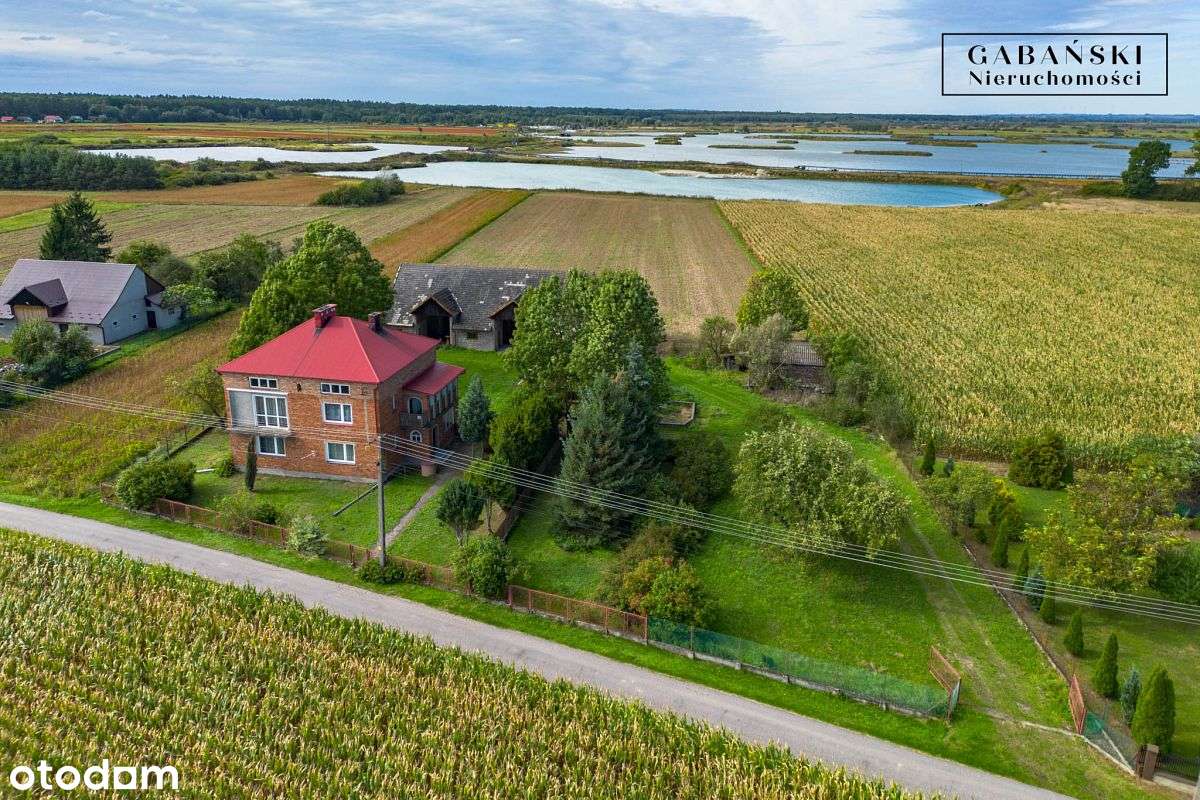 Dom z dużą działką i bud. gospodarczymi - Zabawa