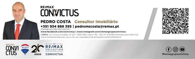 Profissionais - Empreendimentos: Pedro Costa - RE/MAX Convictus - Alvalade, Lisboa