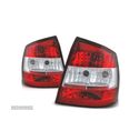 FAROLINS TRASEIROS PARA OPEL ASTRA G 97-04 3D 5D VERMELHO BRANCO LOOK LEXUS - 1