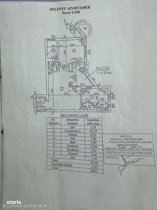 Vanzare apartament 2 camere, 59 mp, Bd. Republicii - Imagine principală: 2/7