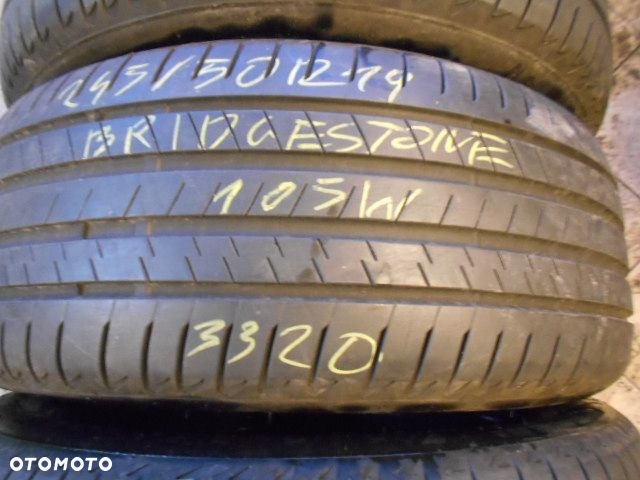 Opony 245/50r19 bridgestone alanza 001 6,2mm lato komplet - 4