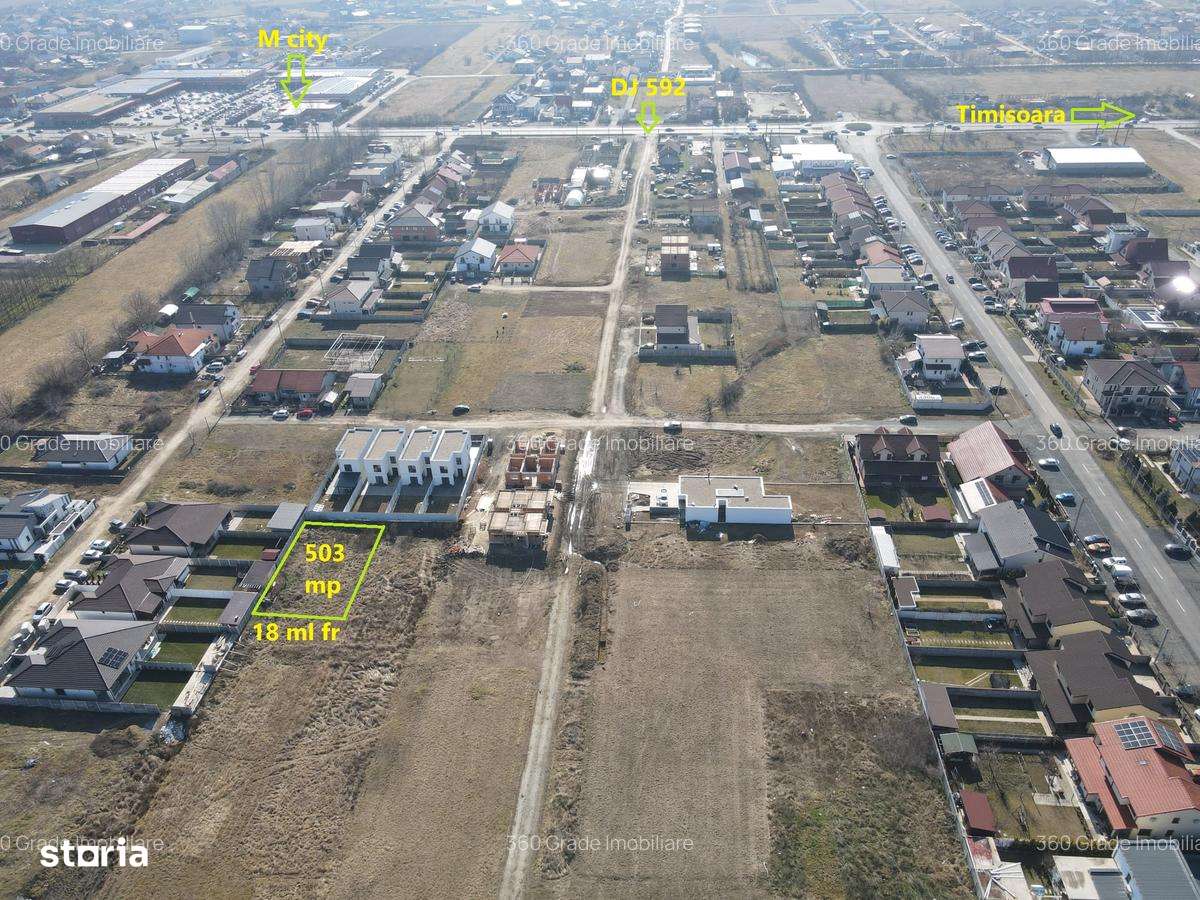 Teren in Mosnita Noua – Locație Excelentă pe Strada Piatra Craiului! - Imagine principală: 2/3