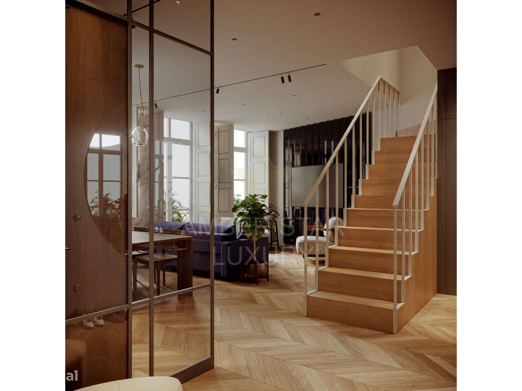 Apartamento T2 Duplex de 112m2 na Rua do Comércio do Porto - Grande imagem: 5/10