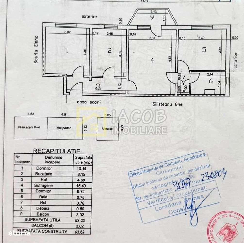 Str. Neagoe Voda, 3 camere, etaj 3, Bacau-2