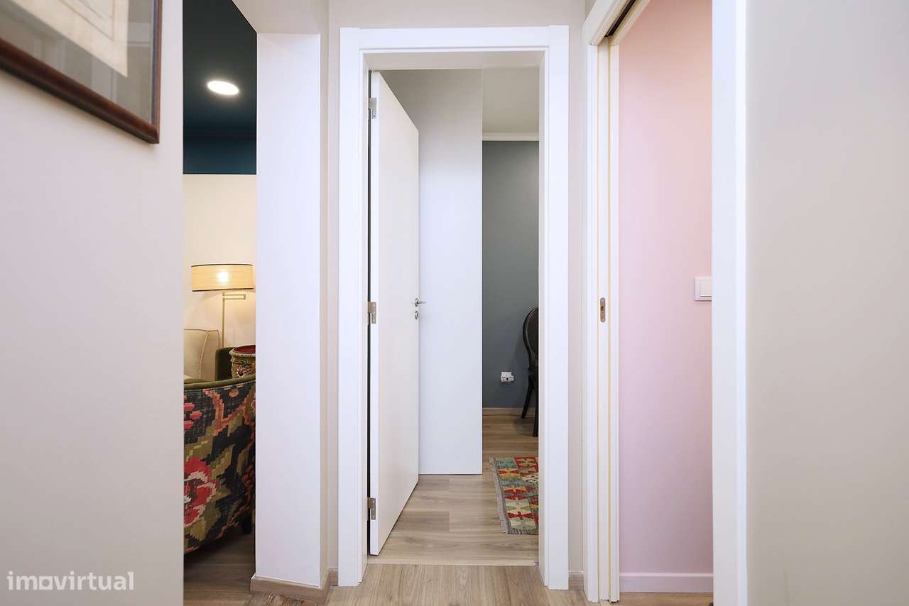 Apartamento T2  - Santos - Charme - Renovado-6