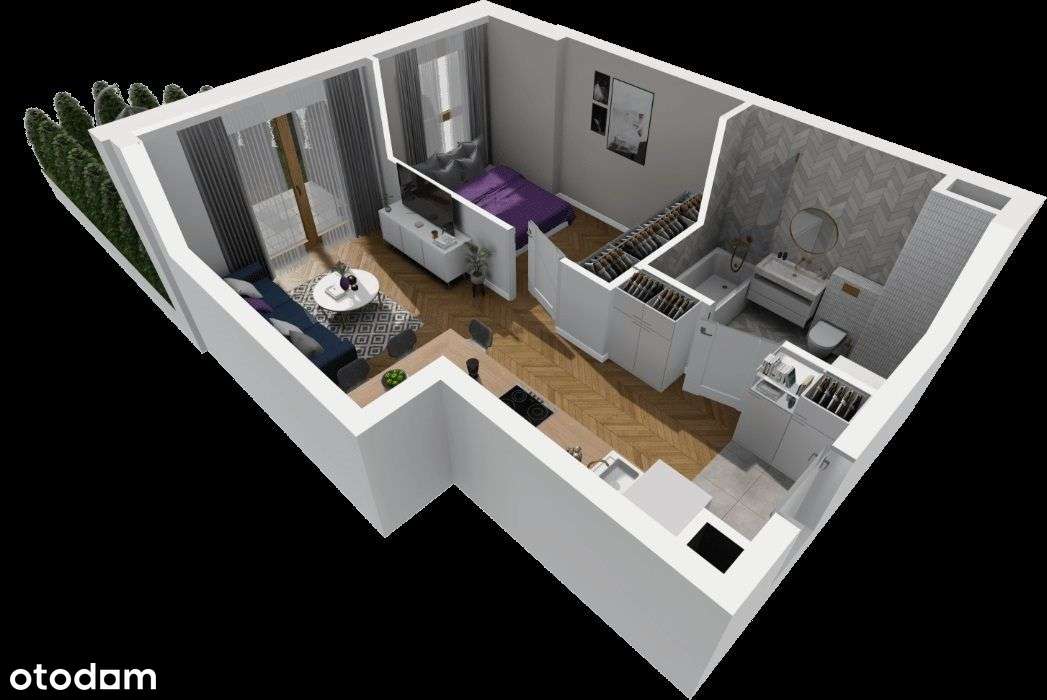 BLACK WEEK: 2-POKOJE Z OGRÓDKIEM - GRATIS MIEJSCE W HALI GARAŻOWEJ-10