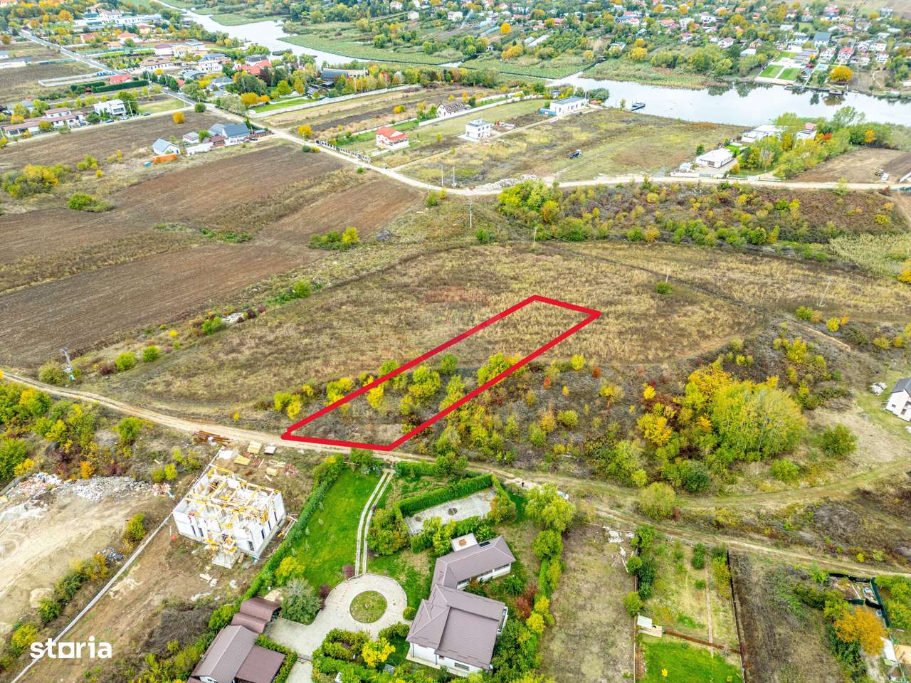 Teren 3000 mp în Snagov – zonă in dezvoltare, aproape de pădure - Imagine principală: 3/13