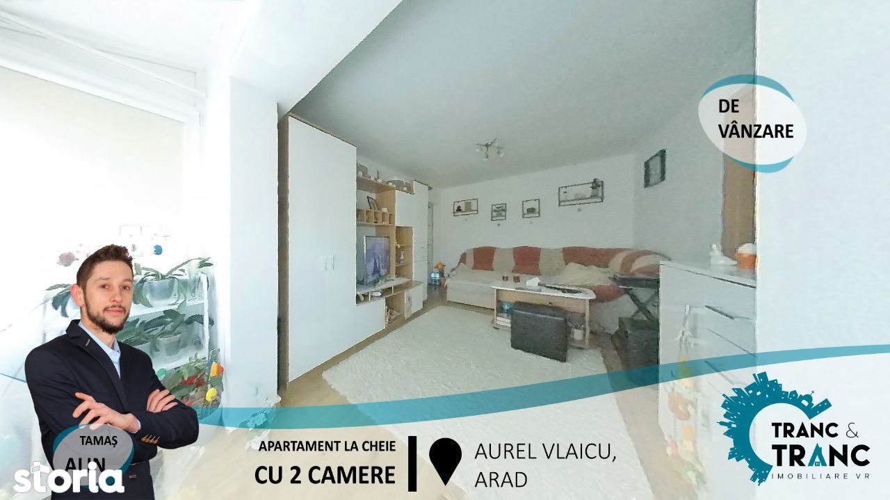 Apartament la cheie cu 2 camere in Vlaicu