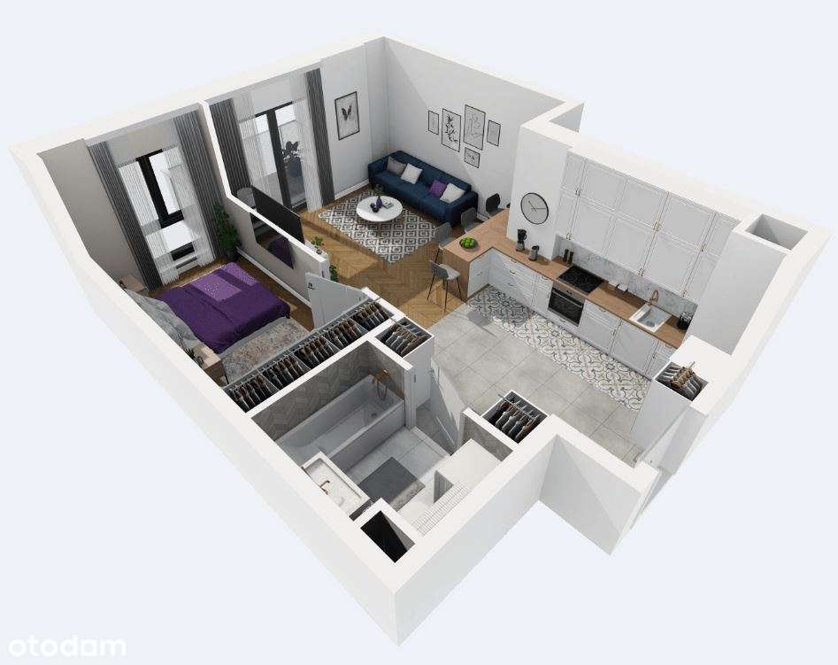 2 Pokoje z dużym SALONEM - Tramwaj 3 min - Pełna oferta - Winogrady-3