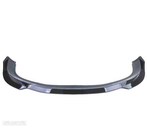 SPOILER LIP FRONTAL PARA VOLKSWAGEN VW POLO 9N3 05-09 PRETO BRILHANTE - 3