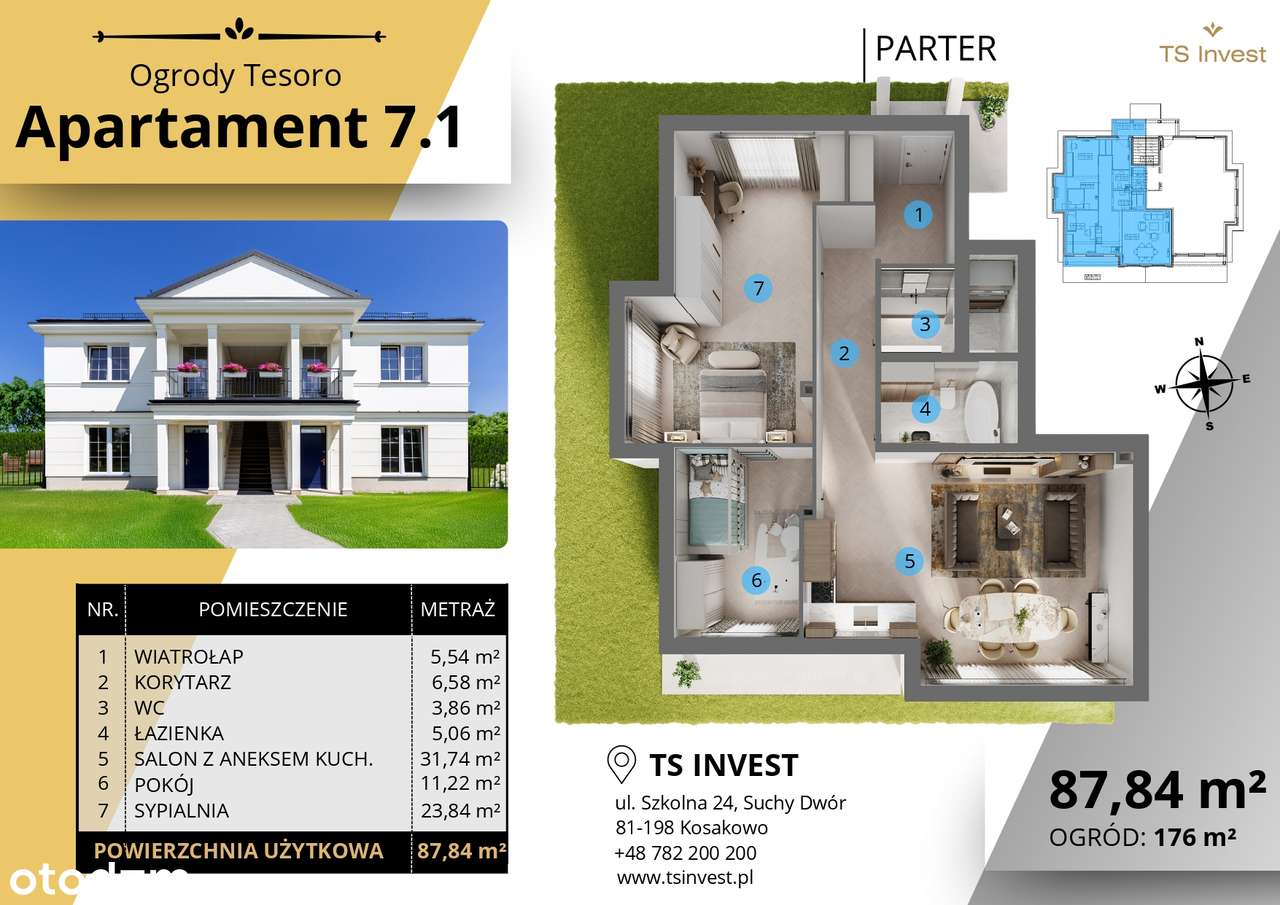 Apartament z ogrodem i kominkiem | Ogrody Tesoro-18