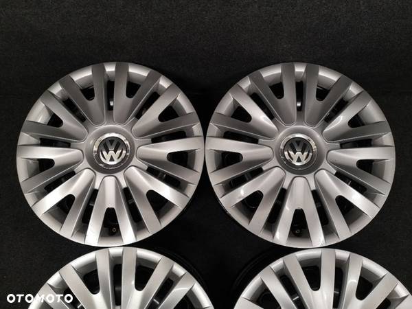 Felgi Stalowe VW Golf, Touran, Caddy 15'' 5x112 + Oryg. Kołpak 4szt. - 2