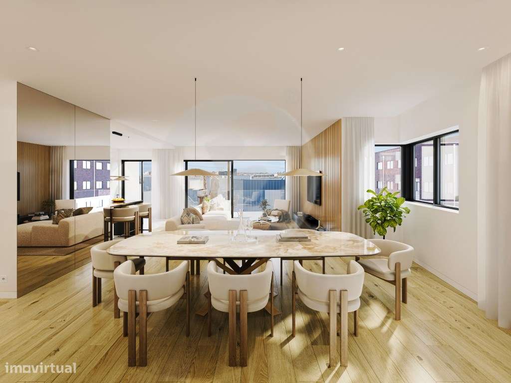 T2 de Luxo c/ Terraço em Vila do Conde - Grande imagem: 2/30