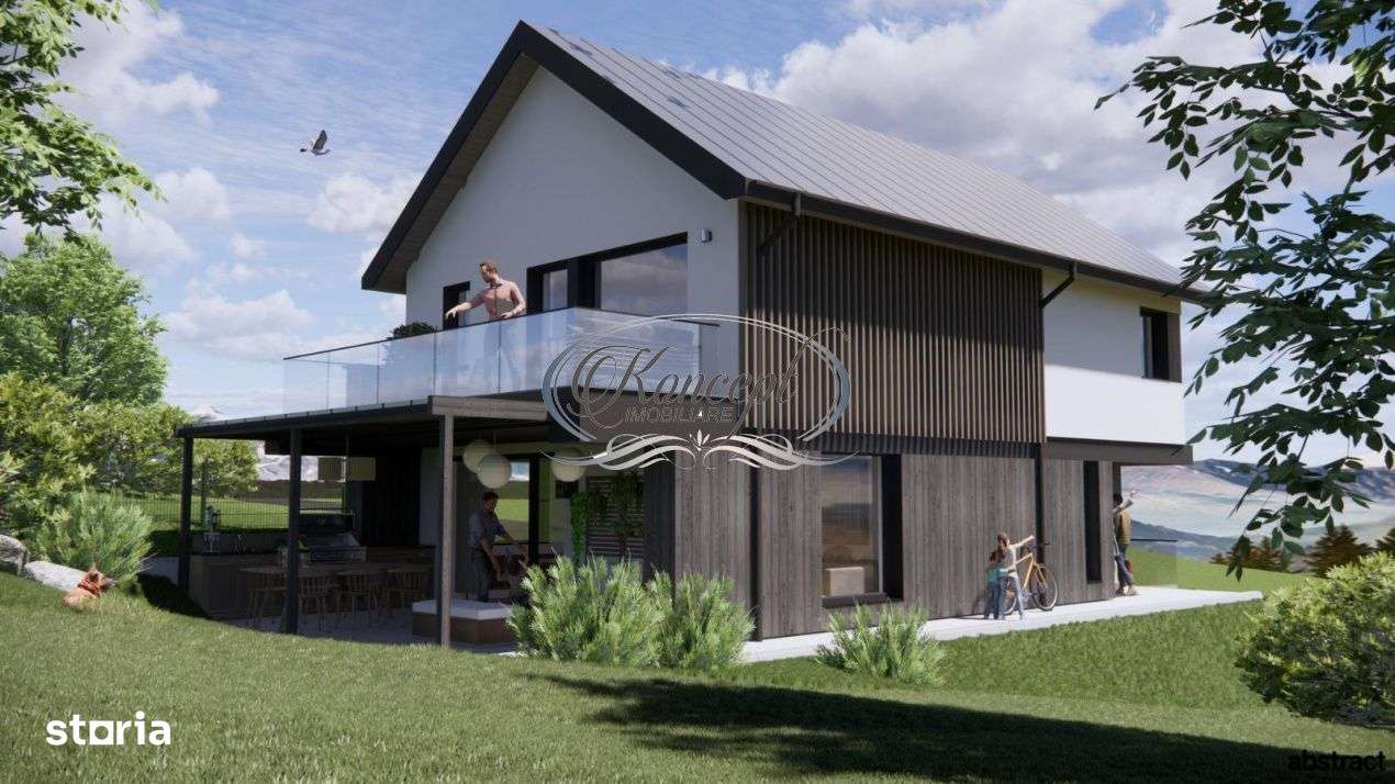 Casa moderna cu pod inalt si terasa generoasa pe Ady Endre - Imagine principală: 2/19