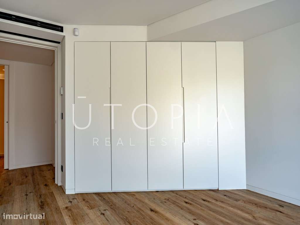 T1 novo com garagem e acesso a piscina e ginásio - D. João III Pres...-7