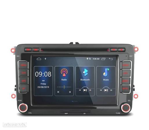 AUTO RADIO GPS ANDROID 12 VOLKSWAGEN VW PARA SEAT SKODA TOURAN 7" USB GPS TACTIL HD - 3