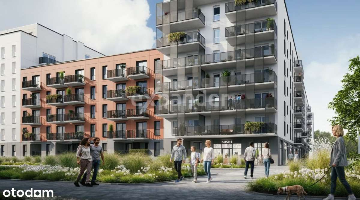 Nowe 2 pokoje / Nowoczesna inwestycja/Loggia - Pełny obrazek: 4/6