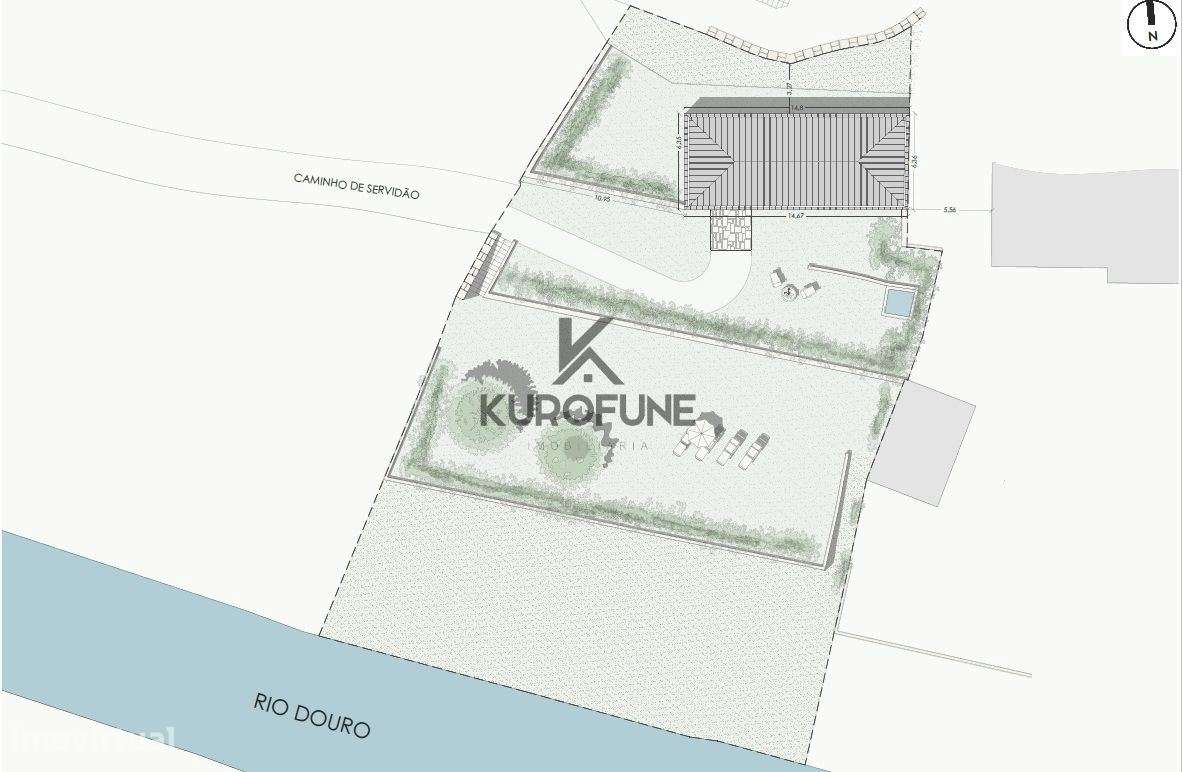 Terreno Urbano Exclusivo no Douro na margem do rio com PROJETO APRO...-14